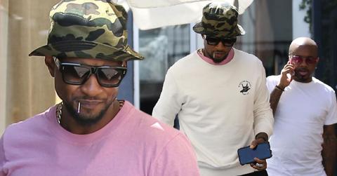 Usher With Pal Jermaine Dupri Amid Herpes Scandal