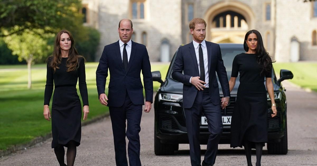 prince harry meghan markle spotted prince william kate middletonpp