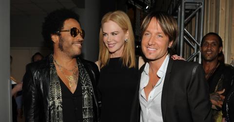 Lenny Kravitz and Nicole Kidman and Keith Urban