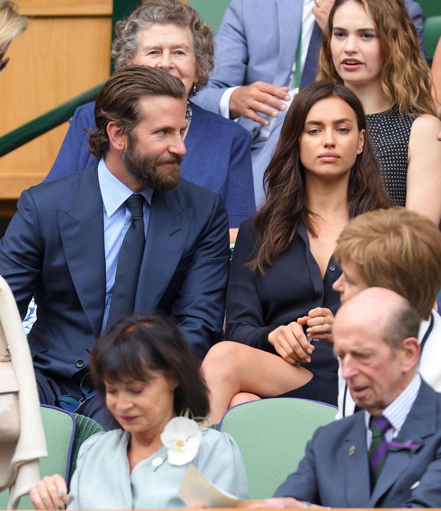 Bradley Cooper Irina Shayk Wimbledon Fight