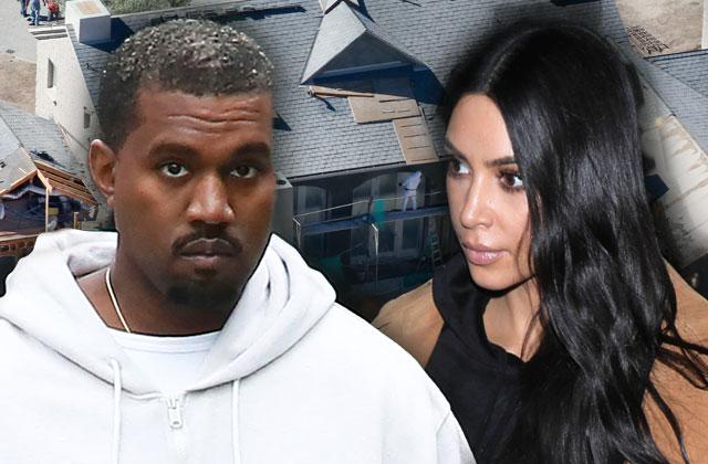 //Kim Kardashian Kanye West Divorce Mansion pp