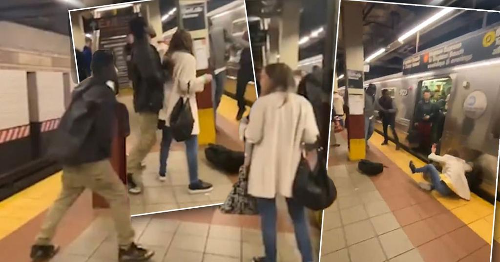 Serial Subway Criminal Caught On Video Shoving Woman Onto Train