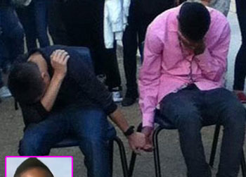 //boys hold hands punishment