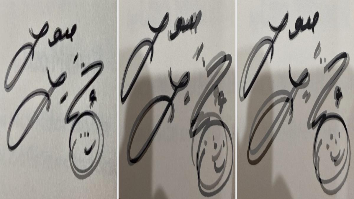 Photo of Liza Minnelli's signature