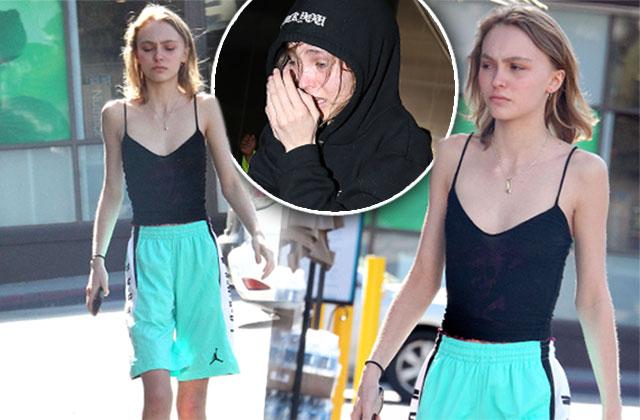 Lily-Rose Depp Wasting Away In A Tiny Tank Top — See Her Slim Frame