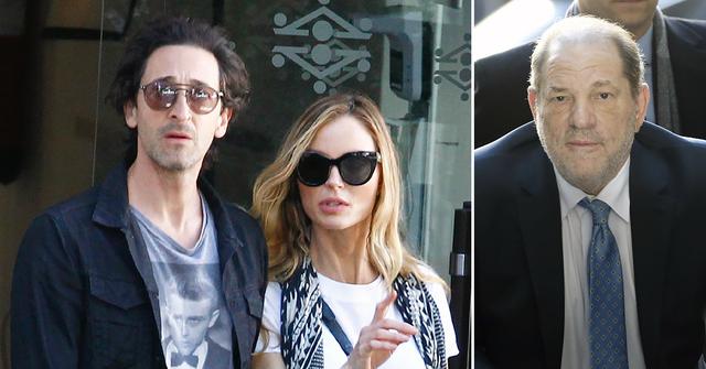 adrien brody romance harvey weinstein ex wife georgia chapman going strong seen out date with actor mom r