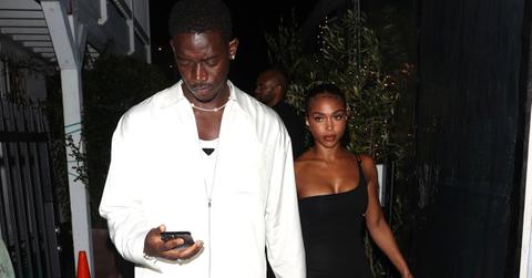 lori harvey scrubs damson idris from her instagram
