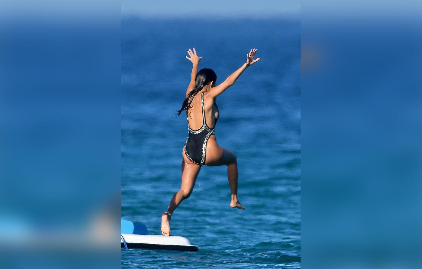 Kourtney Kardashian Boy Toy Younes Bendjima Pedal Boat In Saint Tropez Pics