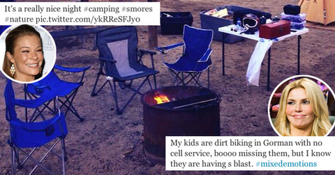 //brandi glanville leann rimes twitter camping photo