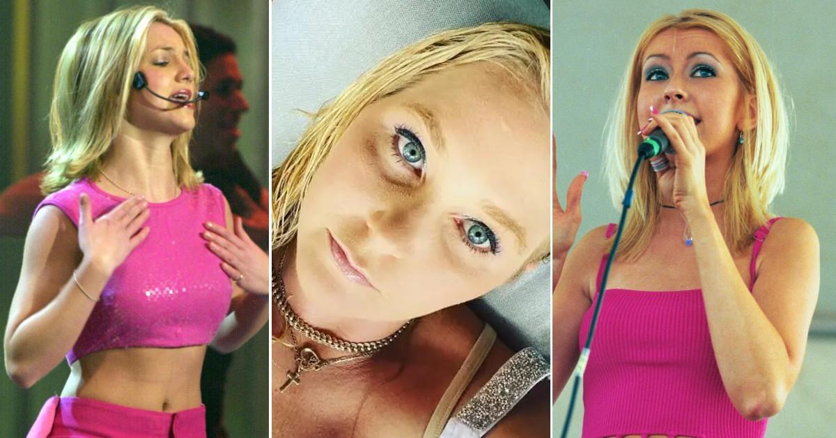 Split Photos of Virginia Giuffre, Britney Spears & Christina Aguilera
