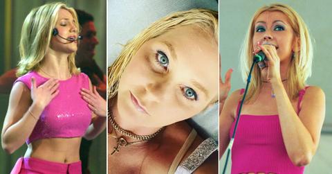 Split Photos of Virginia Giuffre, Britney Spears & Christina Aguilera