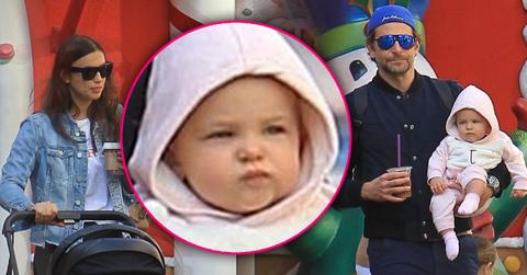 Bradley Cooper And Irina Shayk Take Daughter To Santa