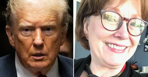 Split photo of Donald Trump and Ann Selzer.