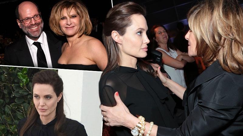 Angelina Jolie Amy Pascal Face To Face