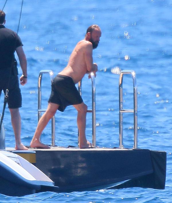 //sting shirtless boat