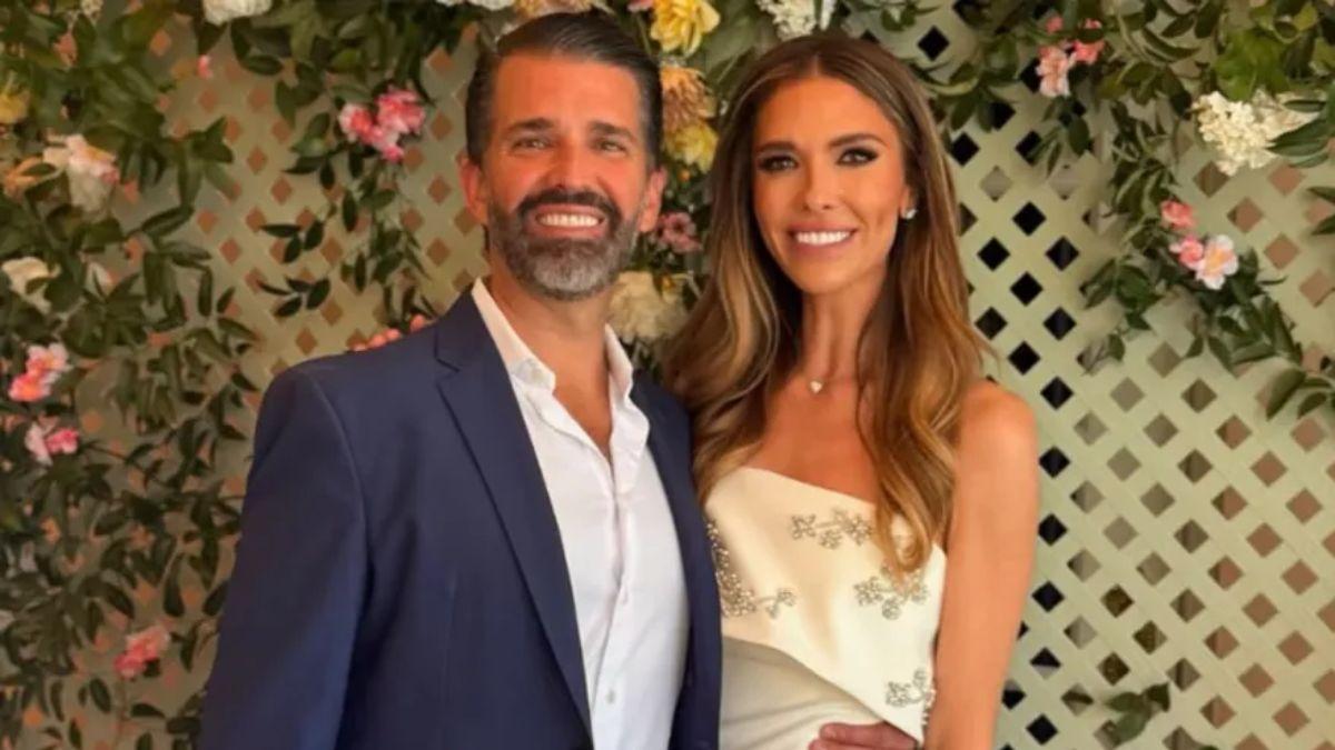 Image of Donald Trump Jr. and Bettina Anderson announced their engagement in December 2025.