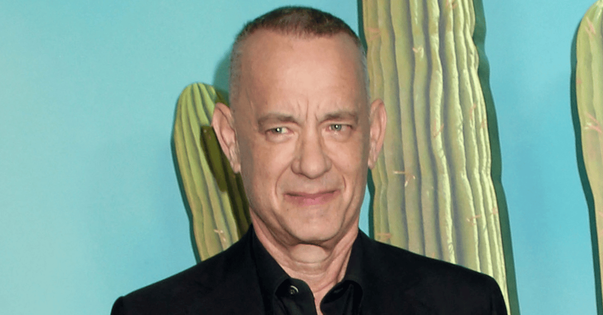 Composite photo of Tom Hanks.