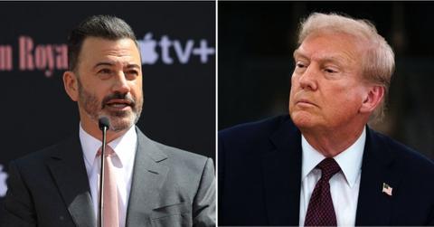 Photo of Jimmy Kimmel, Donald Trump