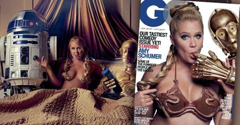 Amy Schumer Princess Leia GQ Bikini