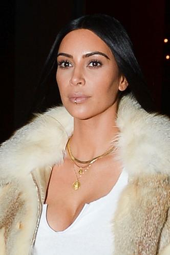 Kim Bares Her Boobs In Frigid NYC