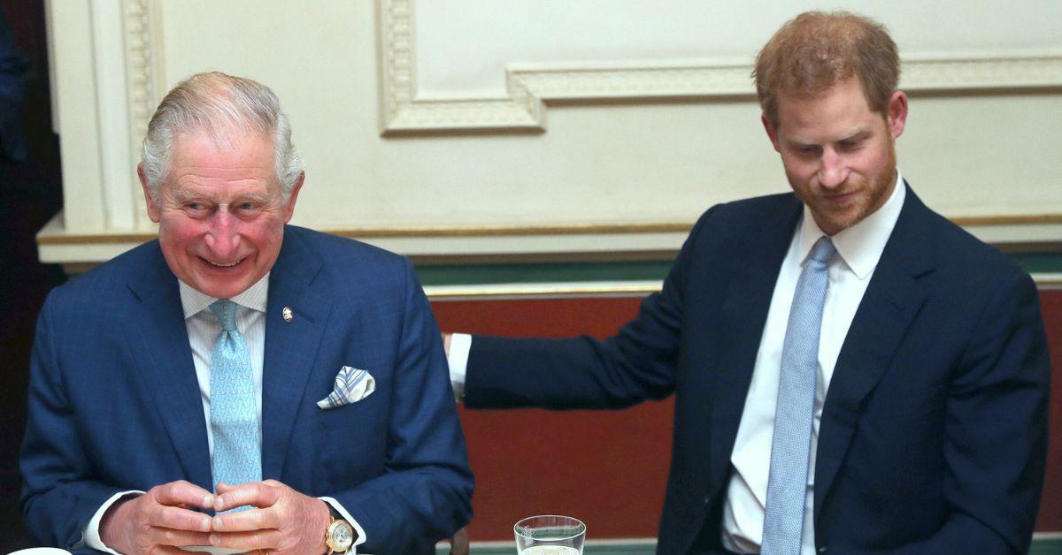 Photo of Prince Harry and King Charles