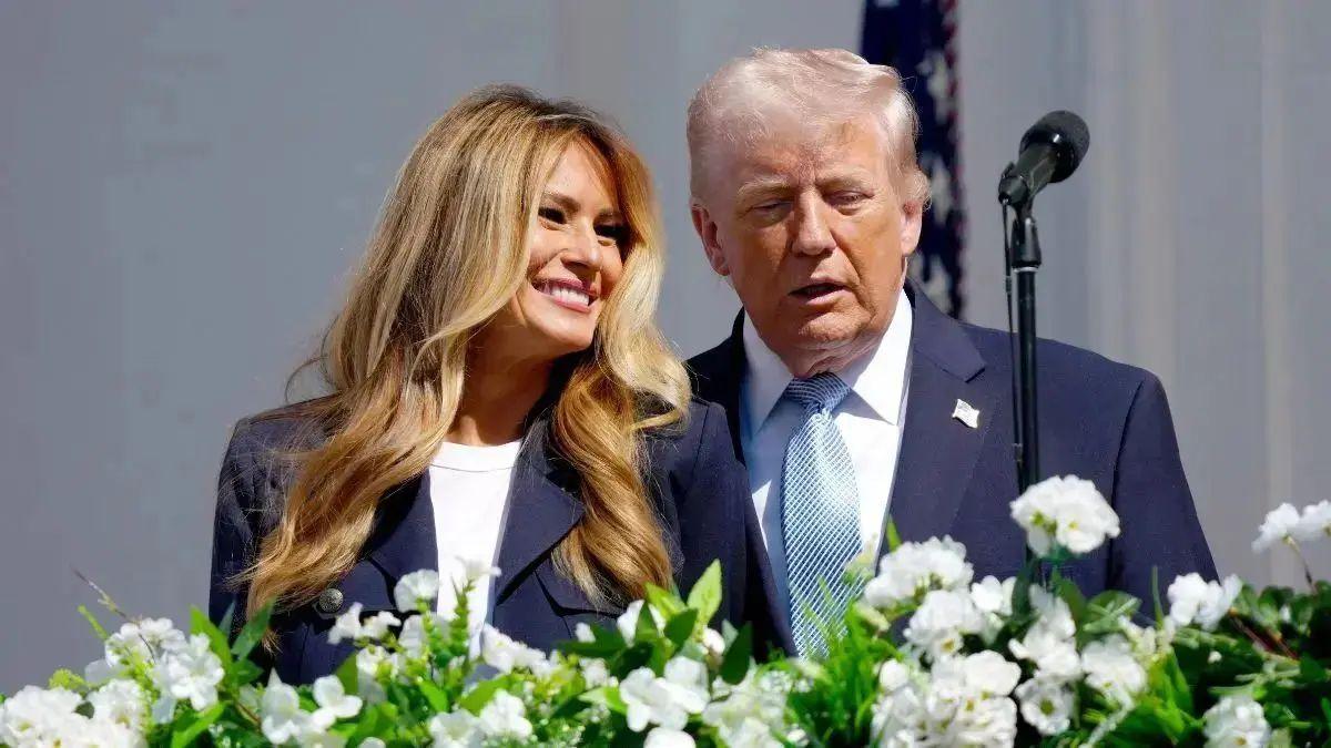 Image of Melania Trump recently denied having a relationship with Jeffrey Epstein.