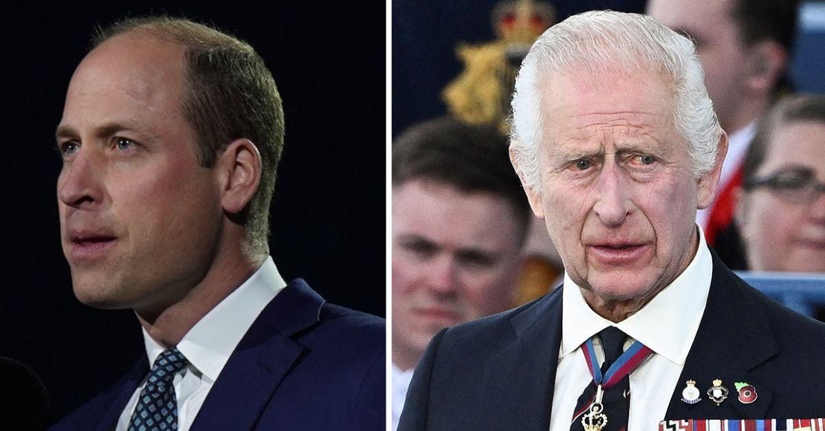 Photo of Prince William and King Charles