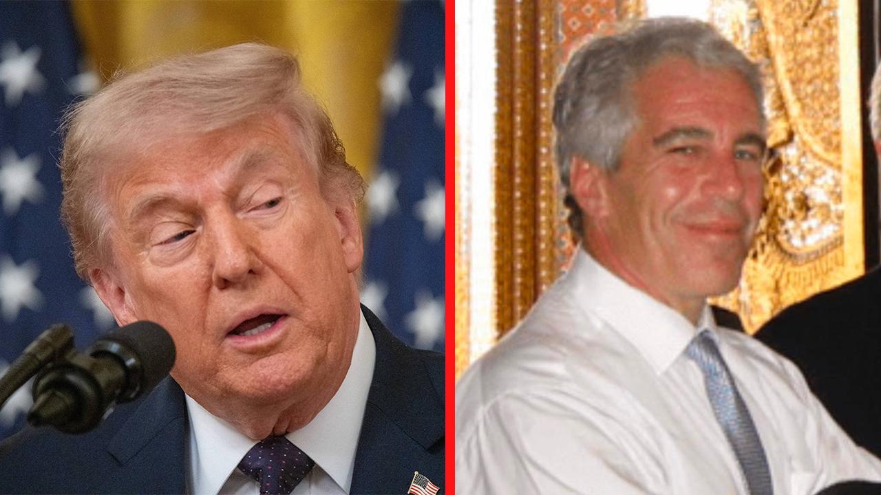 Photo of Donald Trump, Jeffrey Epstein
