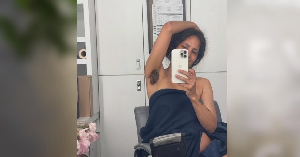 halle berry shocks fans showing off hairy armpit new movie role