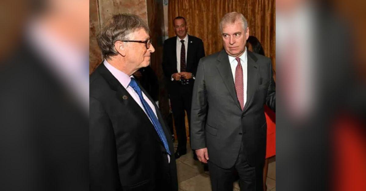 Photo of Bill Gates and Prince Andrew