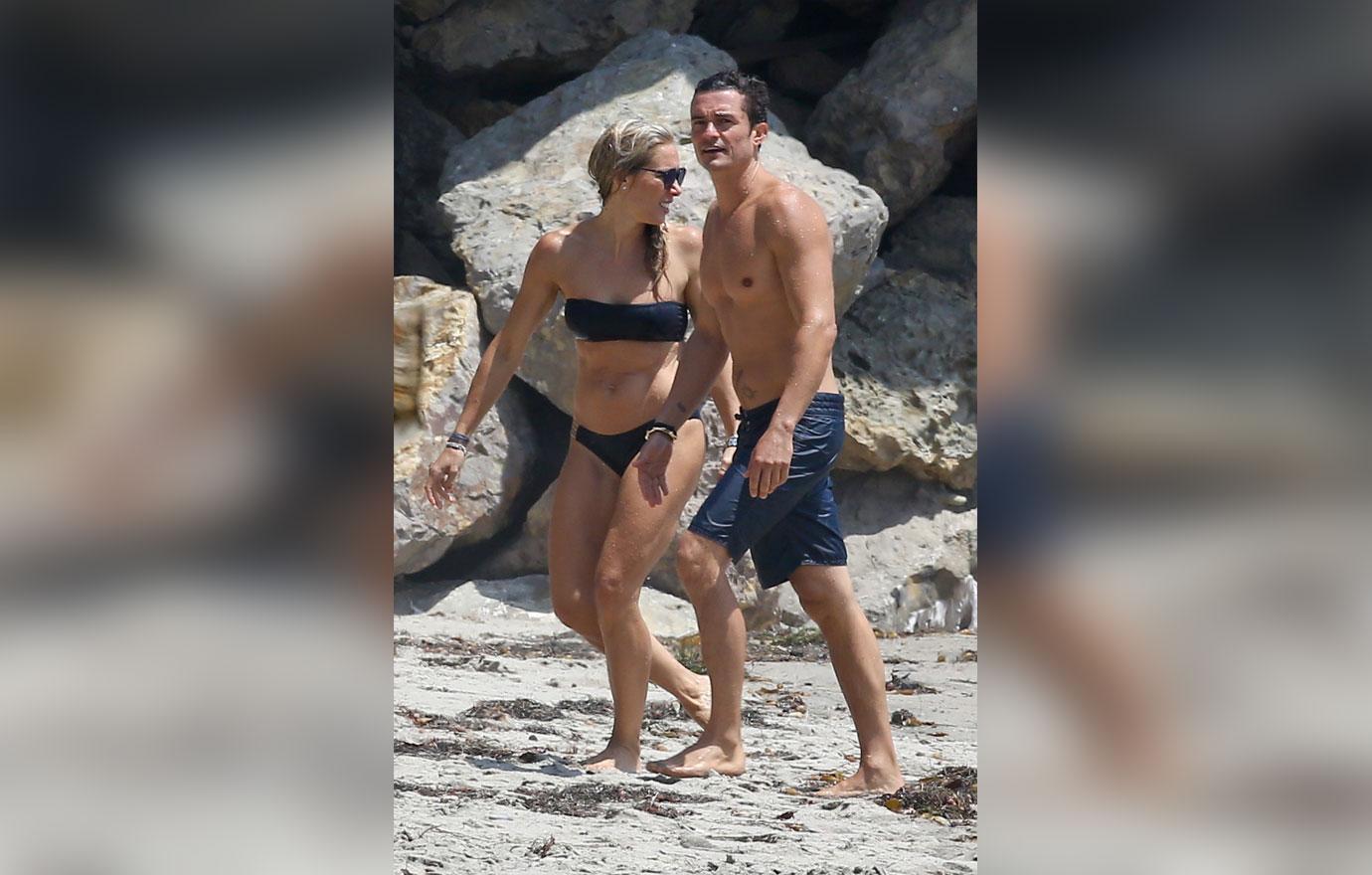 //orlando bloom blonde bikini beach