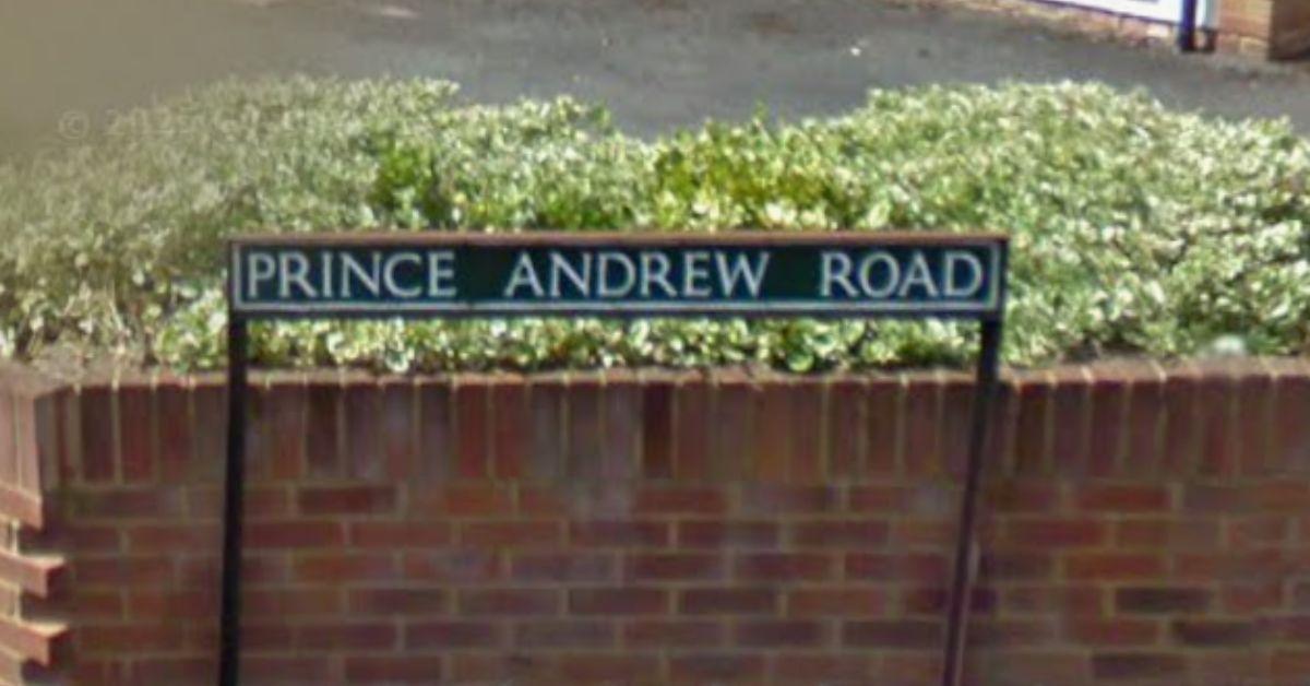 Phot of Streen sign of Prince Andrew Road