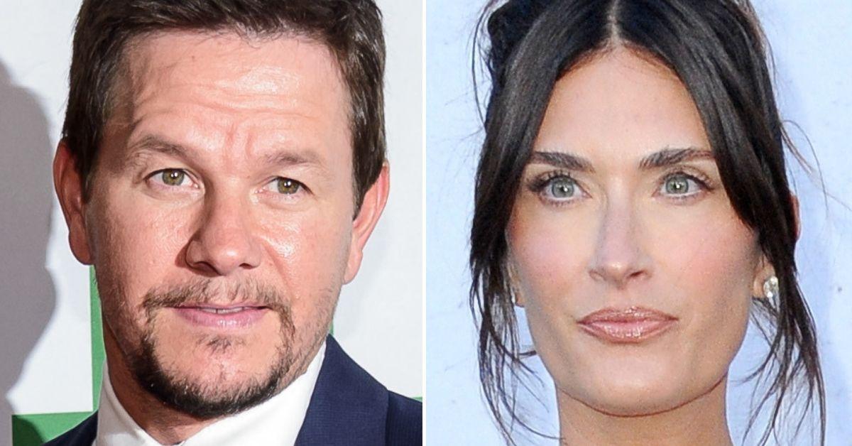 Split photo of Mark Wahlberg and Rhea Durham