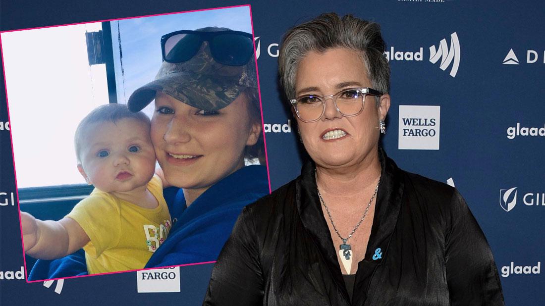 Main, Rosie O'Donnell; Inset,Chelsea O'Donnell.