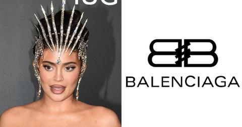 kylie jenner denies posting son balenciaga cover up