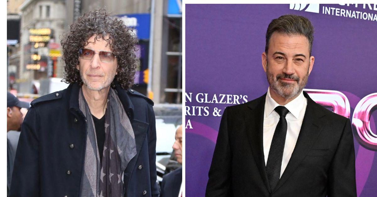 Photo of Howard Stern and Jimmy Kimmel