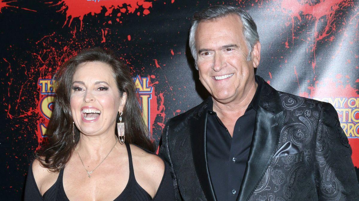 Photo of Bruce Campbell and Ida Gearon 