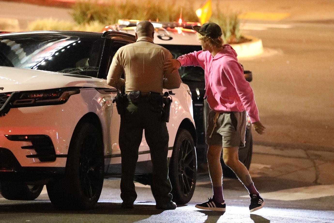 Justin Bieber In Car Wreck