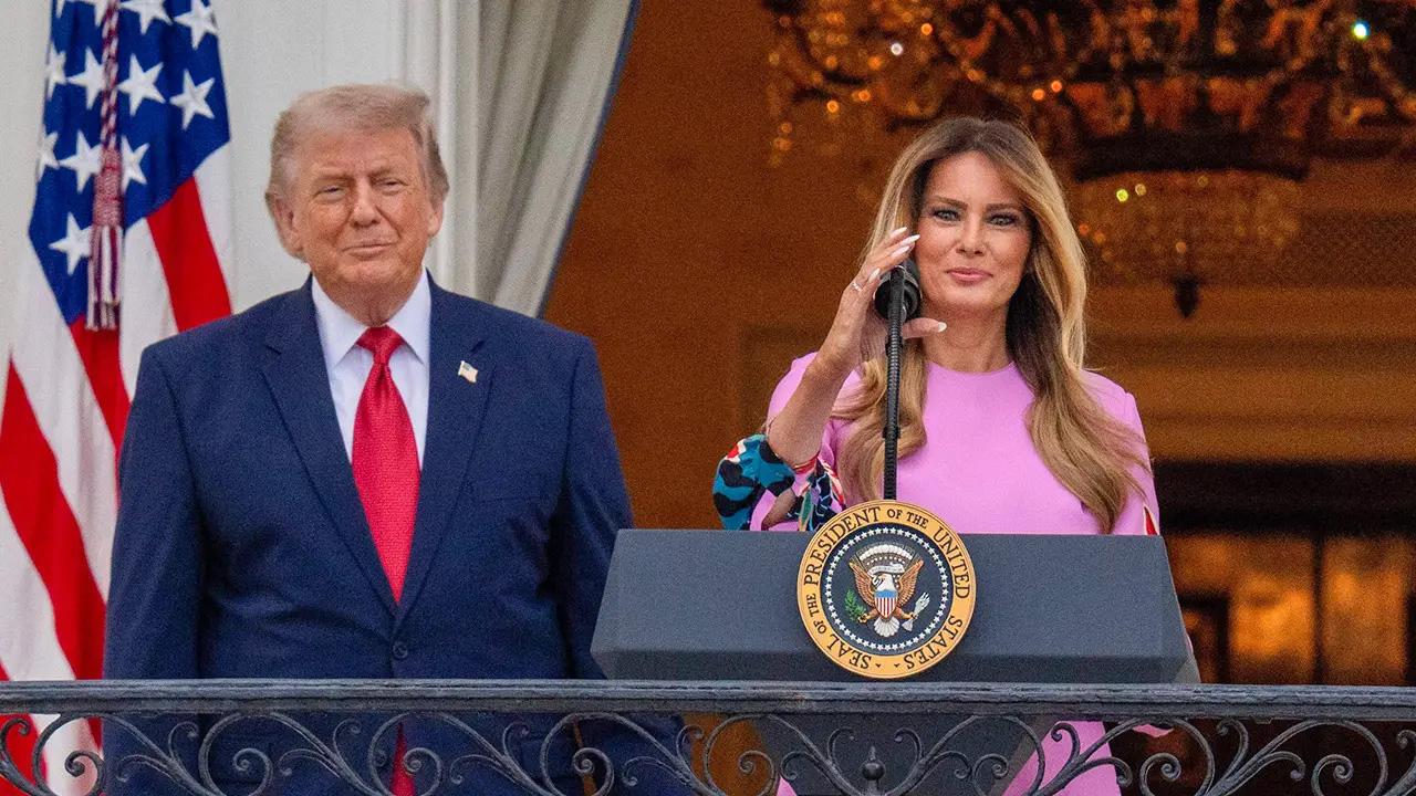 Photo of Donald Trump, Melania Trump