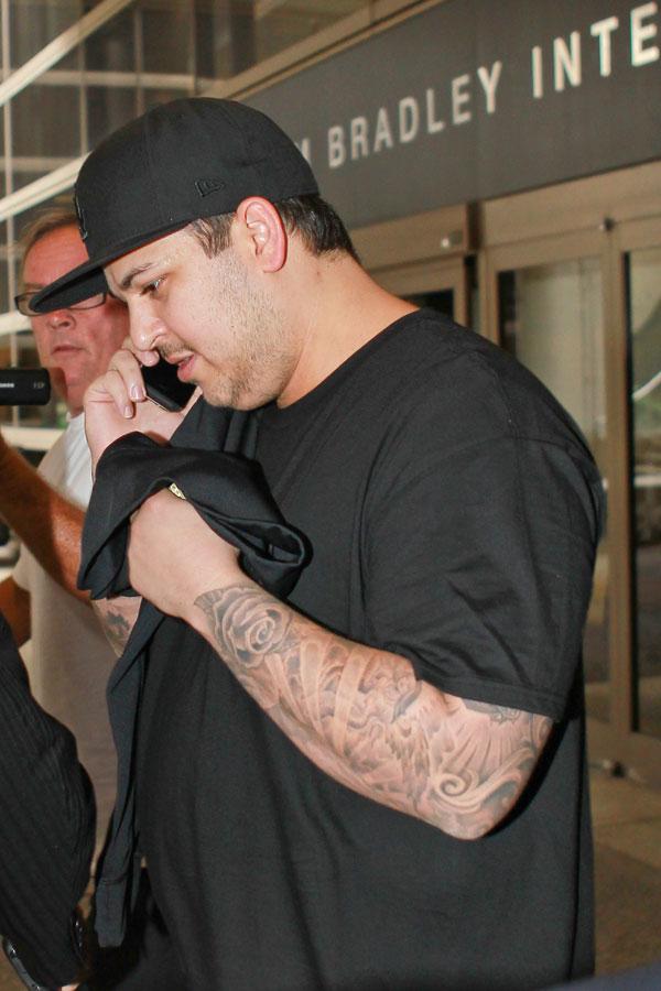 Rob Kardashian Weight Gain Burger