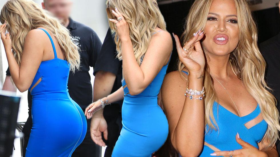Khloe Kardashian Shows Off Her Killer Curves On Her Way To A Book Signing