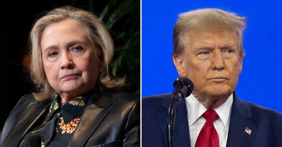 hillary clinton slammed stupid vile d day anniversary post donald trump