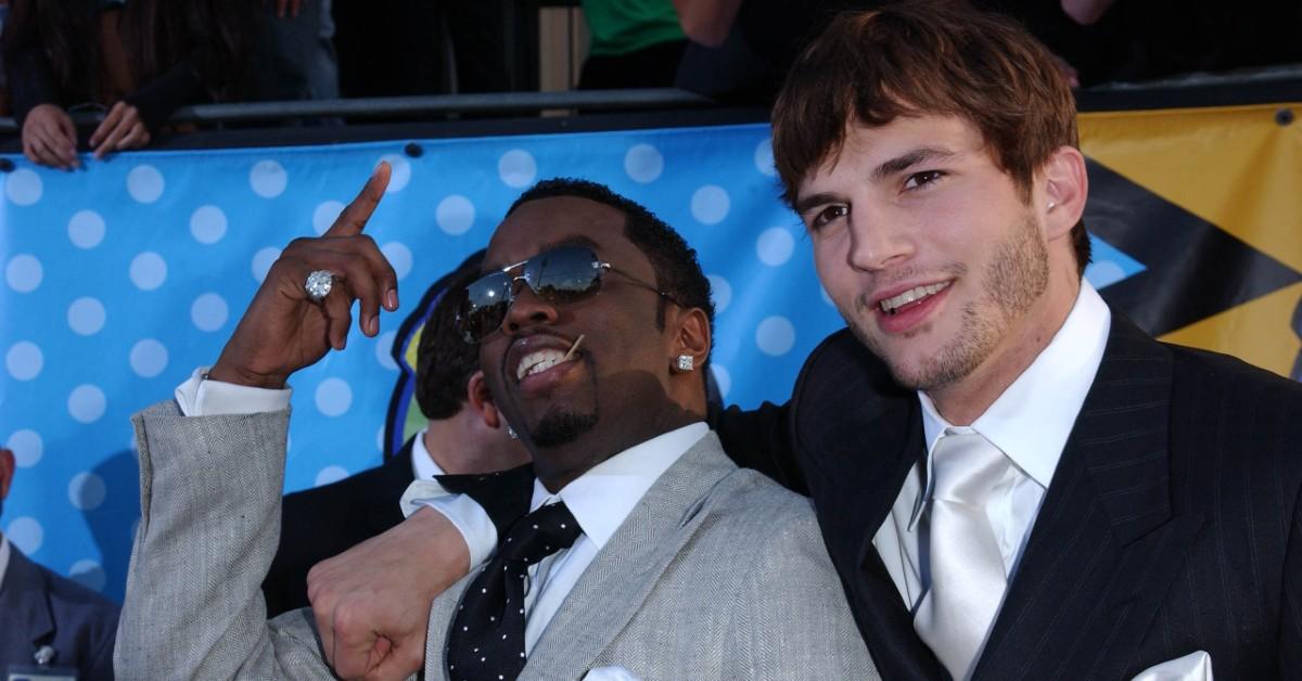 ashton kutcher petrified diddy will lie about him and his ex celebrity pals to get out of jail