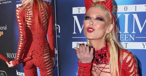 Tara Reid Scary Skinny At Maxim Halloween Party