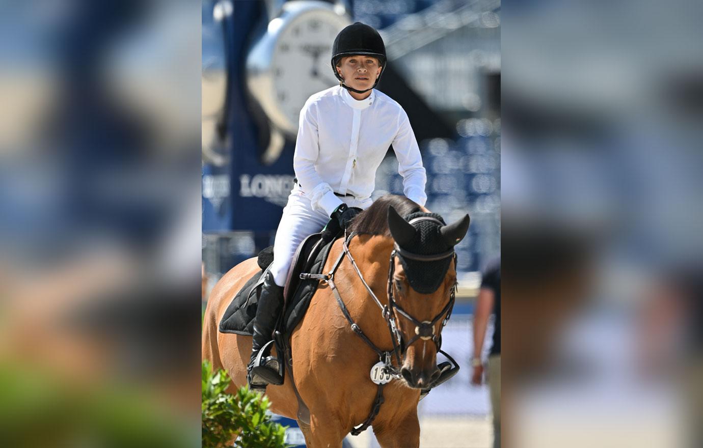 Mary-Kate Olsen Competes At Equestrian Event In France