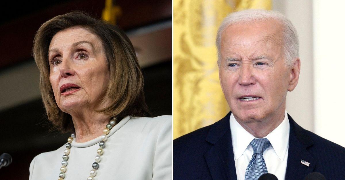 Nancy Pelosi Calls on Biden to Reconsider Decision to Stay in White House Race