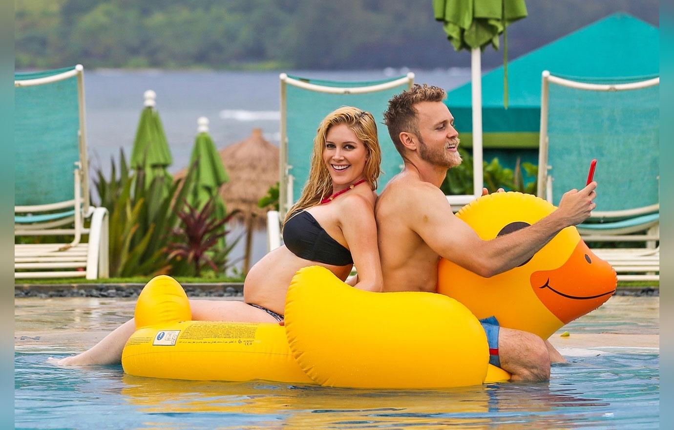 spencer pratt Heidi Montag pregnant bikini beach