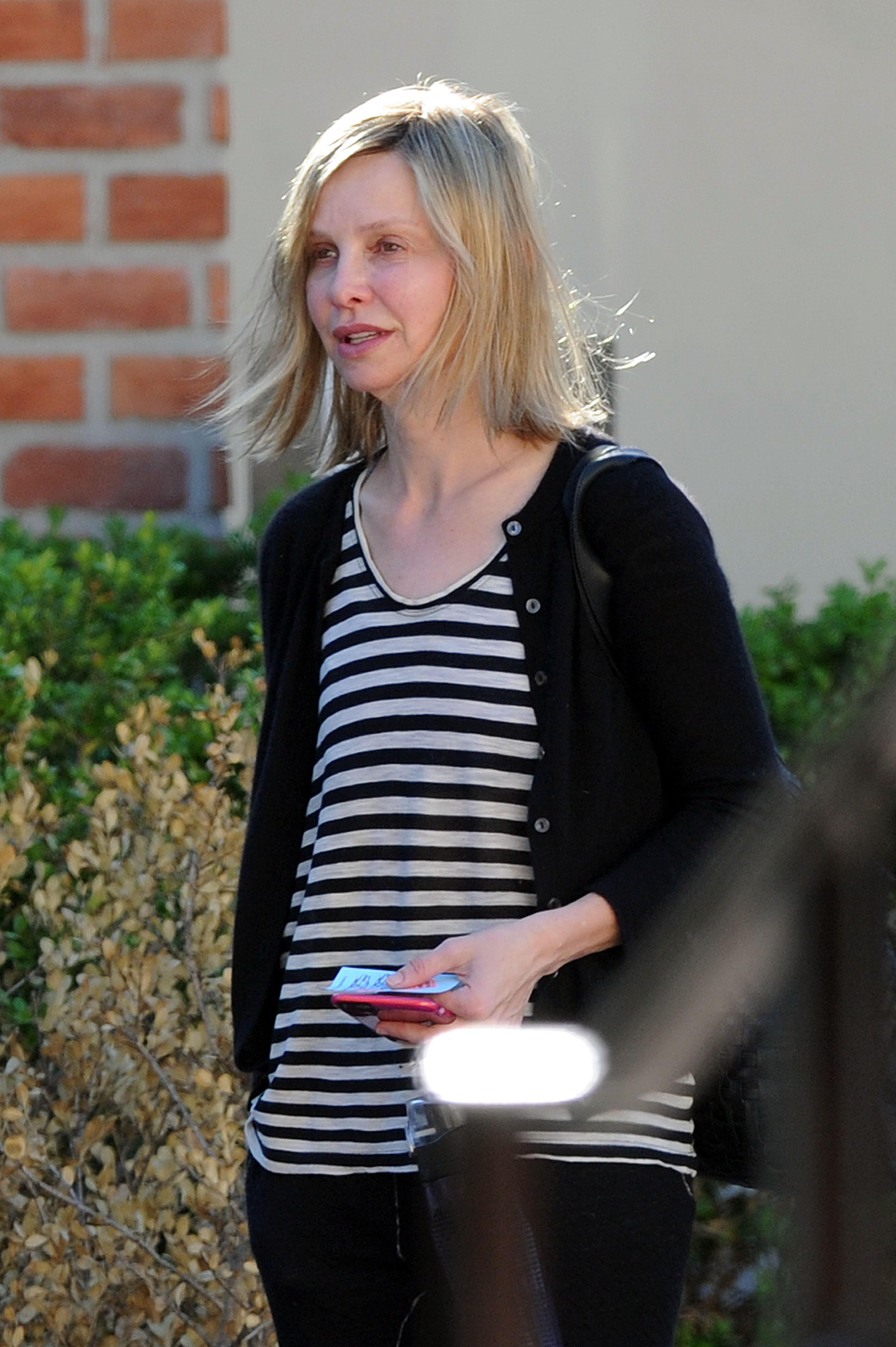 //CALISTA FLOCKHART NO MAKEUP