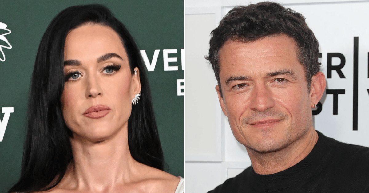 Split photo of Katy Perry, Orlando Bloom