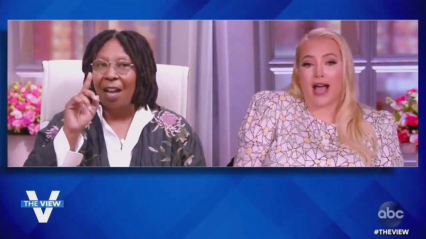 The View's Whoopi Goldberg Scolds Meghan McCain In Uncomfortable Clash ...